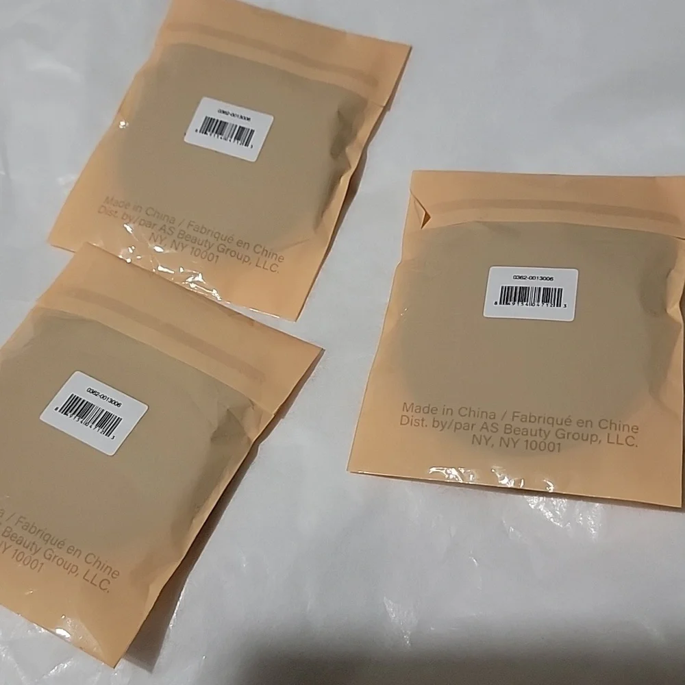 🍎 3 Packs New Mally Beauty Face Defender 3pcs each Round Sponge Applicators